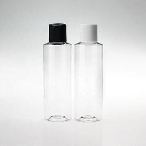 180ml  Empty Clear Plastic PET Eliquid Lotion  Pump Bottle for Gel plastic refillable pump bottles pet bottles for sale