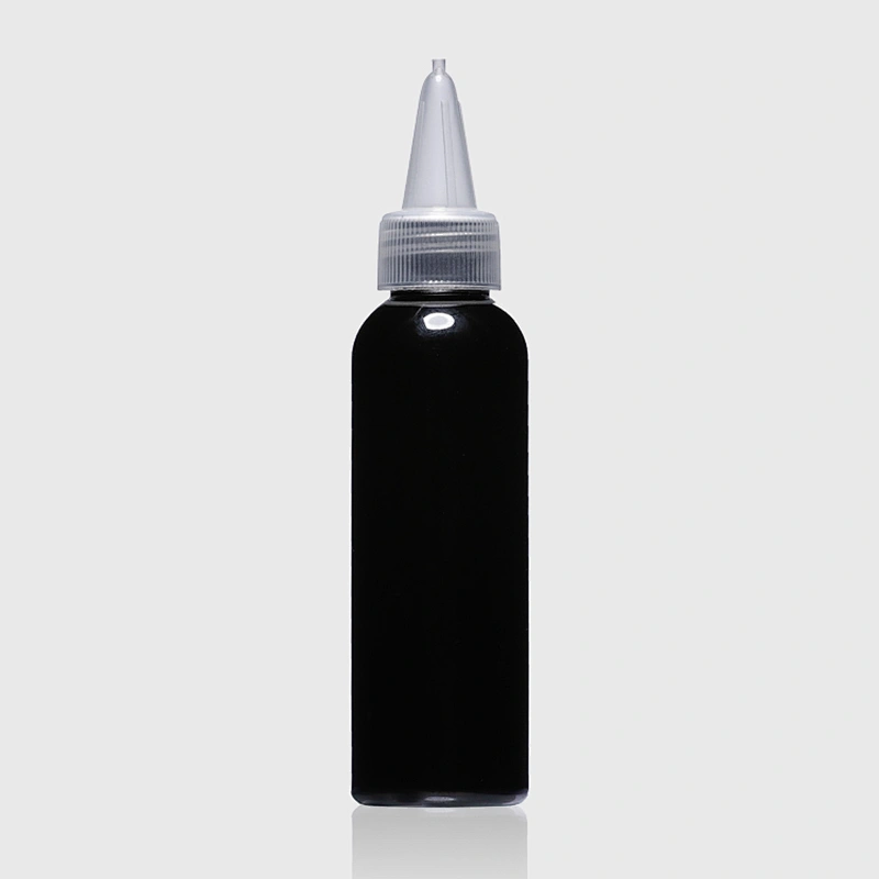 2oz 60ml Empty Black Plastic PET Mini Spray Bottle for Cosmetic Packaging
