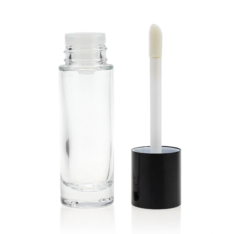 30ml pump/dropper transparent empty round foundation glass bottles for cosmetics