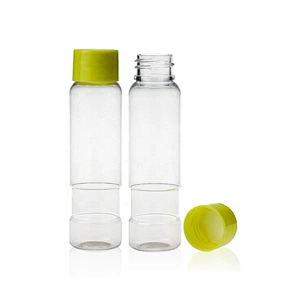 New Shape 40ml Empty pet plastic bottle hand sanitizer bottle transparent pump bottle