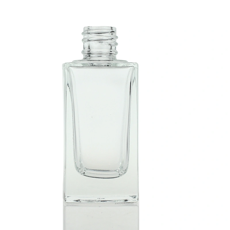35ml glass dropper bottles square shape 18z empty glass bottle with gold cap cosmetic serum dropper bottle wholesale