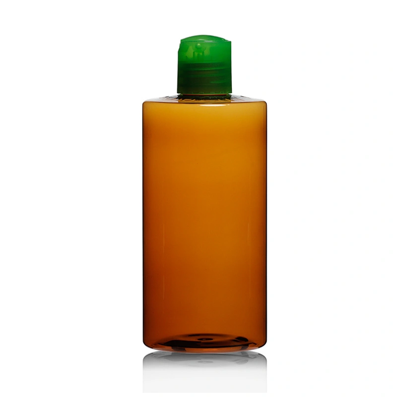 500ml Eco Friendly Amber Empty Plastic PET Bottle Container