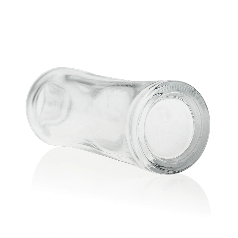 Pump For Makeup 43ml Glass Foundation Cosmetics Packaging Straight Round Clear Empty bottle