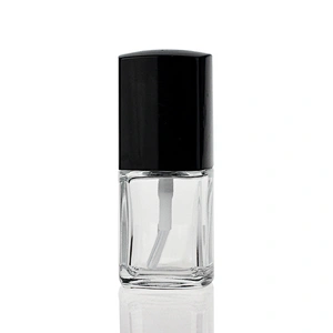 30ml empty square glass serum bottles foundation bottle with treatment black pump with cap for cosmetic packaging