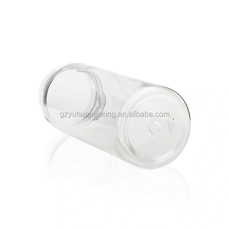 100ml PET transparent packaging cosmetic and food jar with screw lid