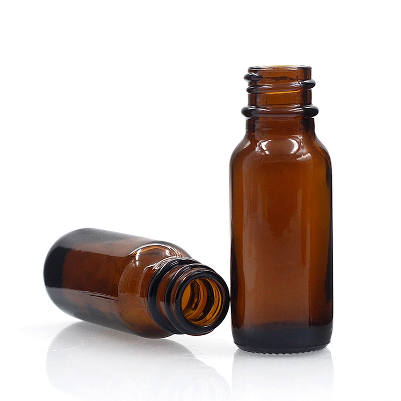 Boston Glass Bottles Massage Oil Glass Dropper Bottle 15ml Amber Body