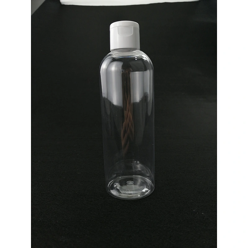 New product 250ml Empty pet plastic bottle hand sanitizer bottle transparent pump bottle