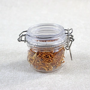 Can Food Pet 200ml Ball Shape Candle Easy Open Lid Dog Beverage Candy Plastic Canning Jar