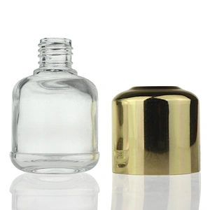 Empty Glass Gold Cosmetics Bottle Containers Packaging Body Lotion Glass Cosmetic Serum Dropper Bottle