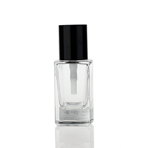 30ml clear empty square bottle serum Foundation liquid Glass Bottle skincare cosmetic  packaging