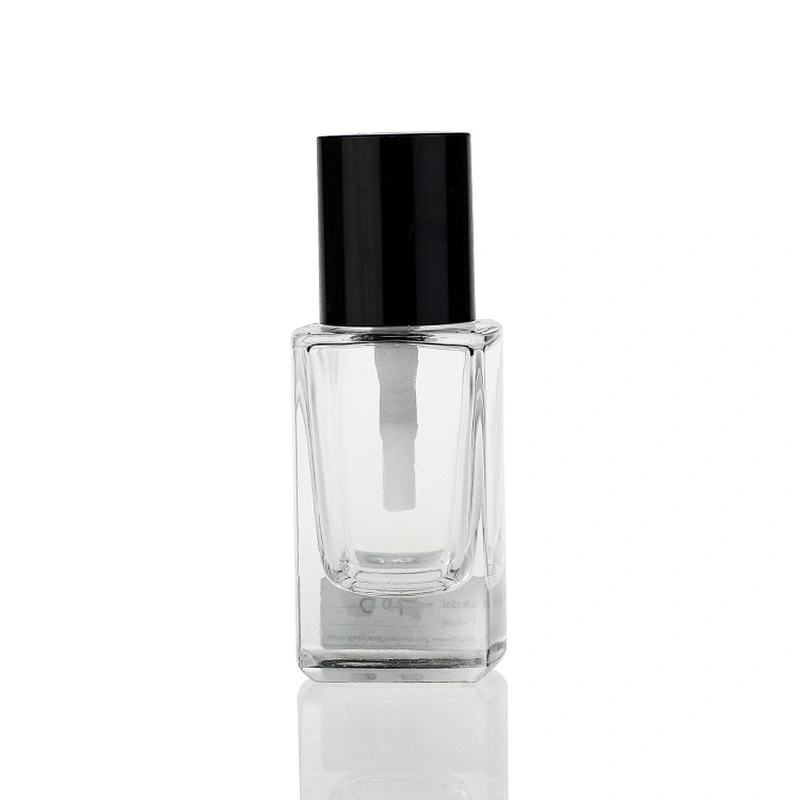 30ml clear empty square bottle serum Foundation liquid Glass Bottle skincare cosmetic  packaging