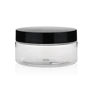 200ml Recycling Plastic Clear  Empty Packaging Jar Containers