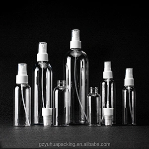 60ml 80ml 100ml 300ml 500ml Empty pet plastic bottle hand sanitizer bottle transparent clear plastic empty lotion pump bottles