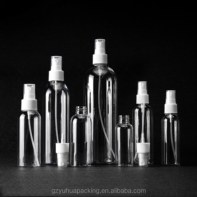 60ml 80ml 100ml 300ml 500ml Empty pet plastic bottle hand sanitizer bottle transparent clear plastic empty lotion pump bottles