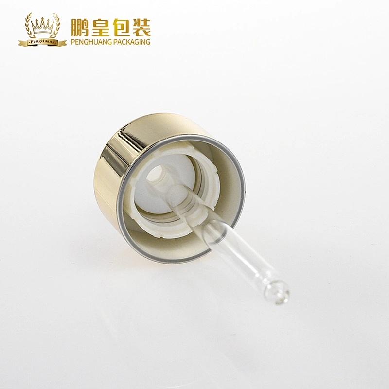 30ml Round Glass Clear Frosted Facial Cosmetic Serum Luxury Dropper Bottle Face Eye Oil Glass Bottle With Dropper Cap