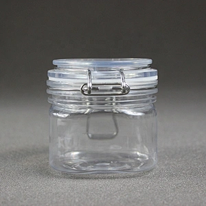 200ml Can Food Pet  Candle Easy Open Lid Dog Beverage Candy Plastic Canning Jar for Food Jam