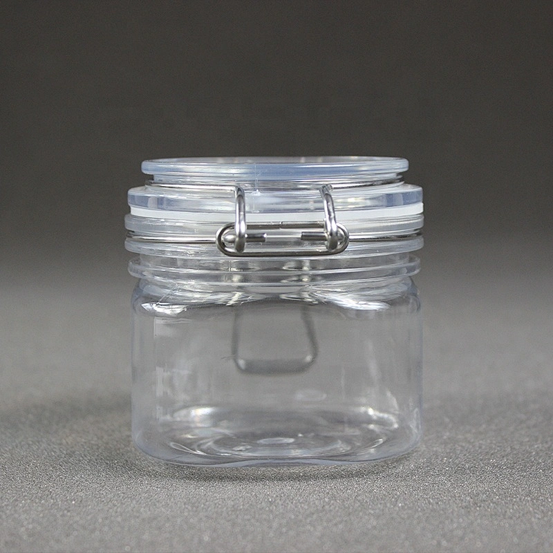 200ml Can Food Pet  Candle Easy Open Lid Dog Beverage Candy Plastic Canning Jar for Food Jam