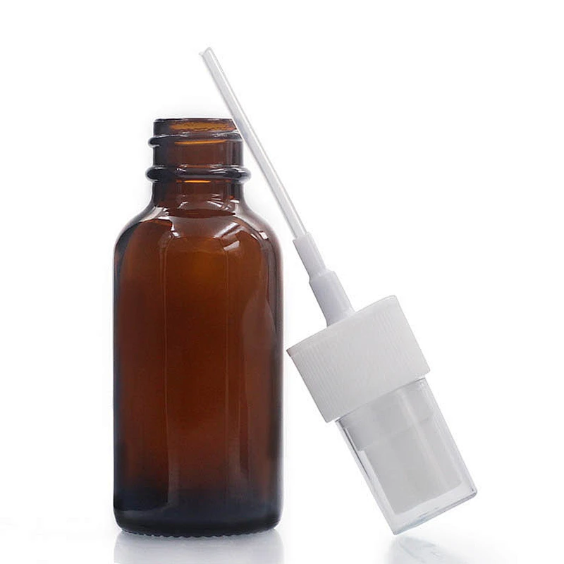 Boston Glass Bottles Massage Oil Glass Dropper Bottle 60ml Amber Body