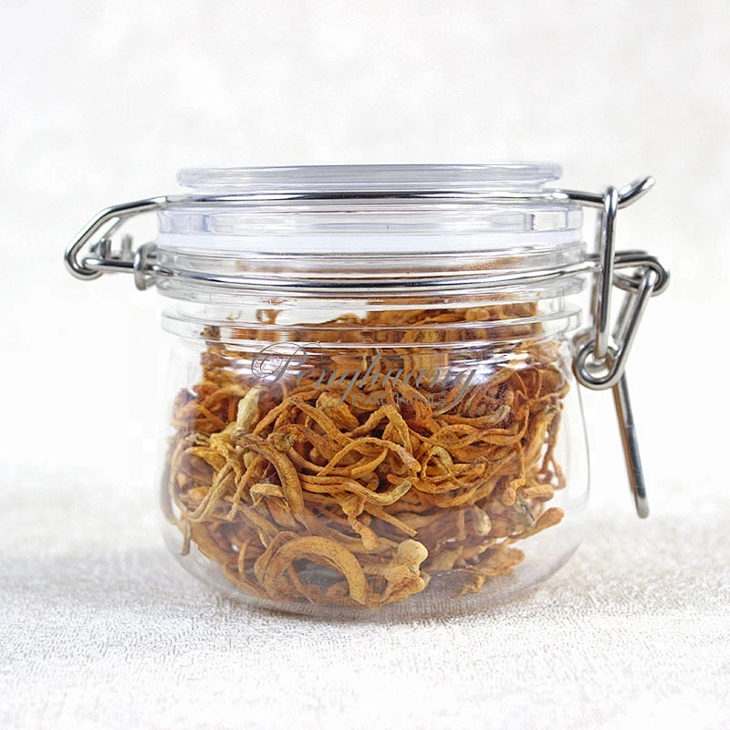 Can Food Pet 200ml Ball Shape Candle Easy Open Lid Dog Beverage Candy Plastic Canning Jar