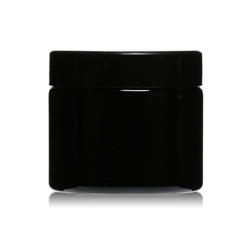 Luxury Mini Plastic Black Cosmetic Packaging Eye Cream Jar with Lid Empty Plastic Jar Skin Care Cream Jars