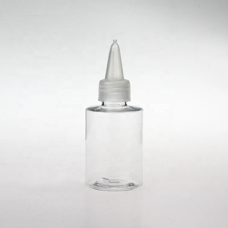 60ml Empty Clear Plastic PET Pump Sprayer Bottle Lotion Pump Flip top cap  Manufacturers