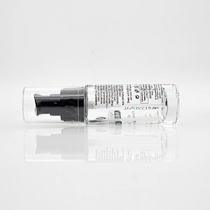 30ml Luxury cosmetic packaging printing Straight round clear empty Lotion Bottle Glass Liquid Foundation bottles Pump