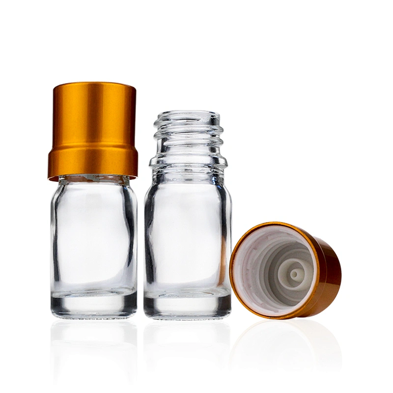 5ml Essential oil Transparent Bottle  with glass  dropper  Manufacturers Hot Sale