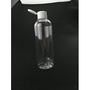 New product 250ml Empty pet plastic bottle hand sanitizer bottle transparent pump bottle