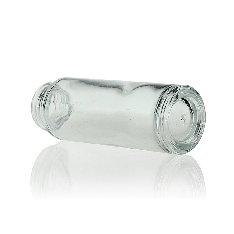 Wholesale 18ml Empty Clear Beauty Skin Care Cream Cosmetic Packaging Glass Serum Bottle Dropper Body Care Rubber Dropper