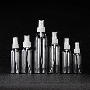 60ml 80ml 100ml 300ml Recycling Empty Plastic spray bottle sanitizer bottle plastic pet bottle manufacturer