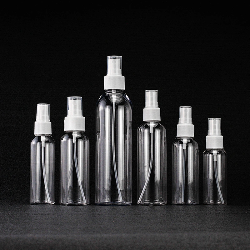 60ml 80ml 100ml 300ml Recycling Empty Plastic spray bottle sanitizer bottle plastic pet bottle manufacturer