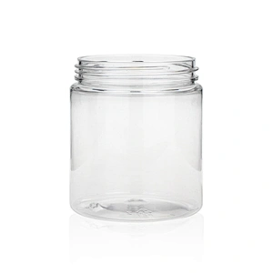 Recyclable 250ml  Plastic PET Empty Packaging Jar Containers Skin Care Cream Customized Bottle