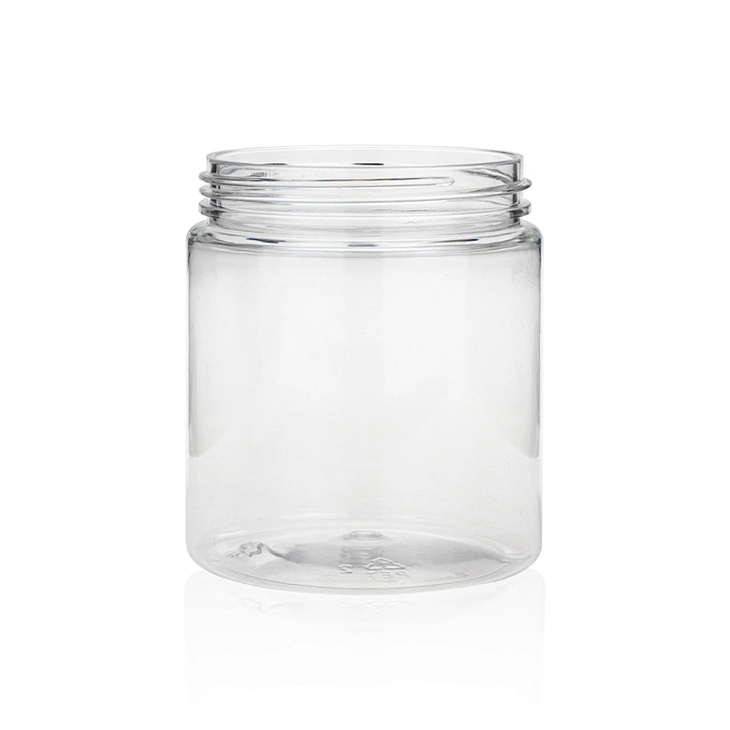 Recyclable 250ml  Plastic PET Empty Packaging Jar Containers Skin Care Cream Customized Bottle