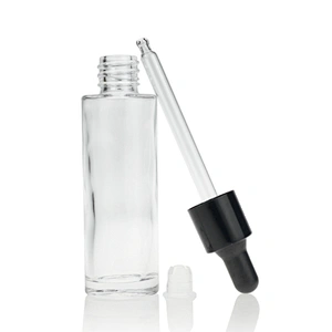 Classical Cosmetic Packaging 30ml Clear Glass Dropper Bottle Serum Bottle manufacturer for wholesale price
