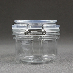 120ml skin care cream lotion cosmetic customized Plastic kilner clip top seal lock jar