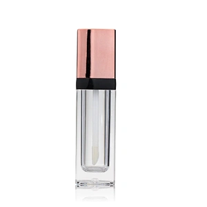 Luxury PETG Lip Gloss Tube Skin Care Packaging Cosmetic Container with Wands