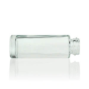 Wholesale 18ml Empty Clear Beauty Skin Care Cream Cosmetic Packaging Glass Serum Bottle Dropper Body Care Rubber Dropper