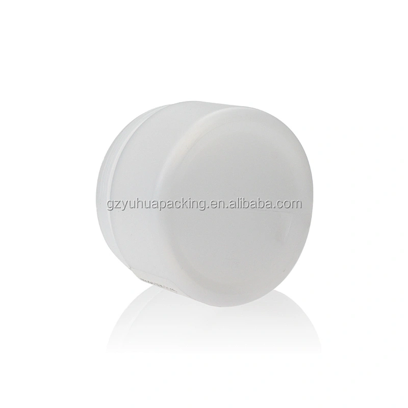 150ml White PET plastic bottle for cosmetic and food candy with black lids