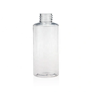 High-quality transparent 120ml Empty Plastic spray bottle  sanitizer bottle with pump