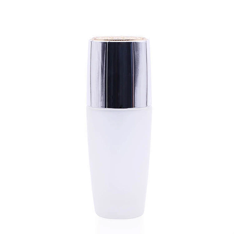 White porcelain Glass Lotion Bottle 45ml/120ml /150ml Custom Color Cosmetic Packaging Bottles Set Container Manufacturers