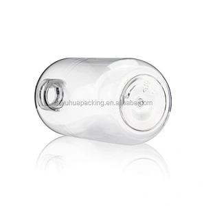 500ml Empty pet plastic bottle hand sanitizer bottle transparent pump bottle