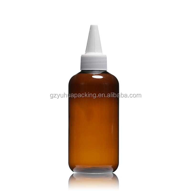 250ml Empty Amber Plastic PET Eliquid Bottle