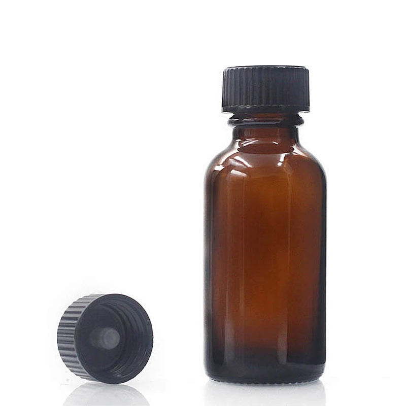 Boston Glass Bottles Massage Oil Glass Dropper Bottle 30ml Amber Body
