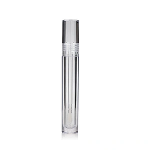 Empty PETG Lip Gloss Tube Skin Care Packaging Cosmetic Container with Wands