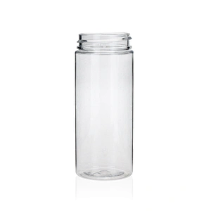 100ml Recycling Plastic Amber  Empty Packaging Jar Containers for food