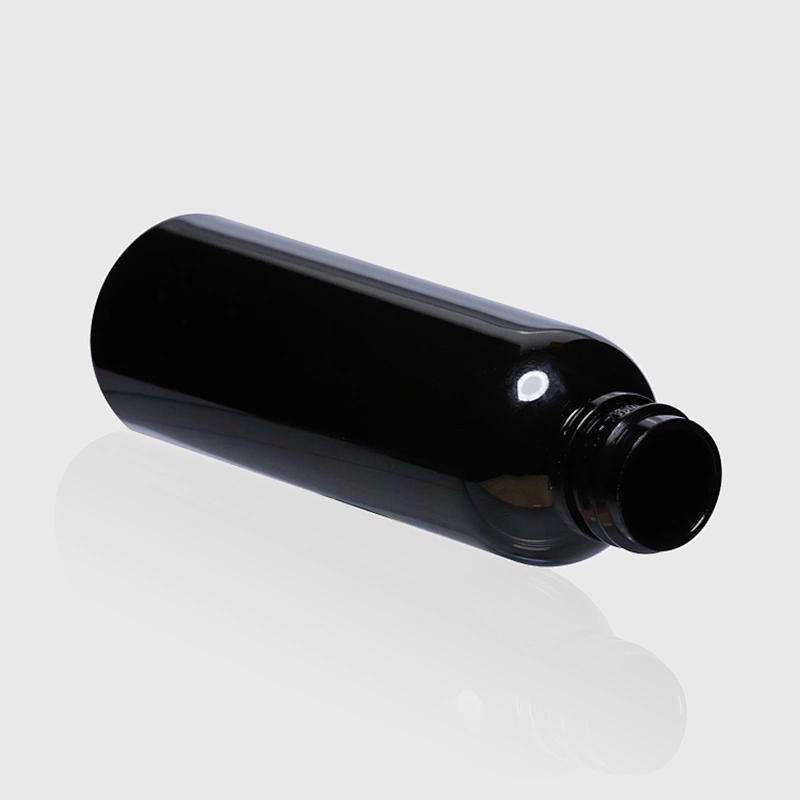 2oz 60ml Empty Black Plastic PET Mini Spray Bottle for Cosmetic Packaging