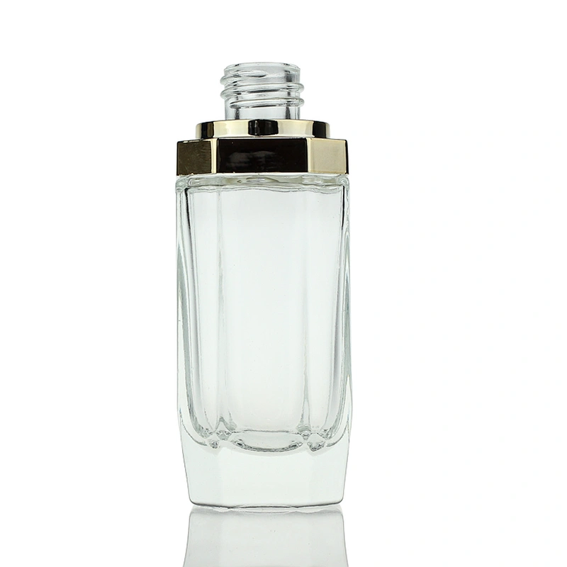 New Design  Glass Bottles Massage Oil Glass Dropper Bottle 35ml Clear Custom Serum Face Oil Bottles Container Manufacturers