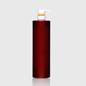 1000ml Empty Red Plastic PET Lotion Pump Bottle for Shampoo