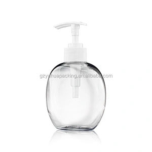250ml Empty pet plastic  bottle with pump/ sprayer/ flip top cap for Shampoo Soap Body Wash