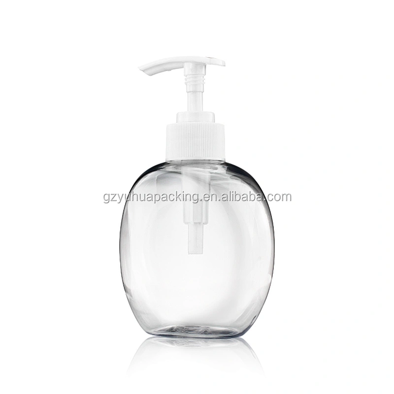250ml Empty pet plastic  bottle with pump/ sprayer/ flip top cap for Shampoo Soap Body Wash